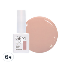 아이빛 네일아트 젬젤 컬러 젤네일 10ml, 48 탁한분홍, 6개