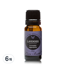 러브바스 아로마 에센셜 오일 라벤더, 10ml, 6개