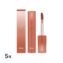 삐아 쉬어 벨벳 틴트 3g, 08 팬시 칠리, 5개