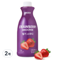 쥬피터 딸기스무디, 1.8L, 2개