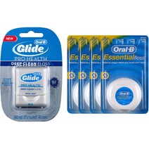 [glide] 오랄비 왁스 치실 4p + 글라이드 치실 세트, 1세트