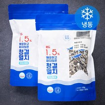 무풍지대 염도 1.5% 깨끗하고 짜지않은 청결멸치 볶음조림용 (냉동), 150g, 2팩