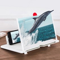 접이식 스마트폰 확대 스크린 30.5cm, 03 하얀 고급형, 1개