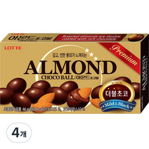 롯데제과 아몬드초코볼, 46g, 4개