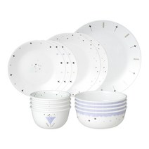 코렐 리틀프린스 원형 4인 한식기세트 14p, 보라색, 5종
