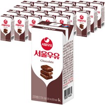 서울우유 멸균 초콜릿 우유, 200ml, 24개