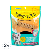 포켄스 강아지 카누들 잇몸플러스 지퍼백 S, 잇몸건강, 170g, 3개