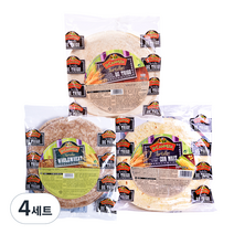 라카나스타 통밀 또띠아 320g + 옥수수 앤 밀 또띠아 320g + 밀 또띠아 320g 세트 20cm, 4세트