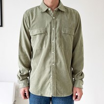 제이에이치스타일 남성용 코듀로이 골덴 긴팔 셔츠 DLROK448