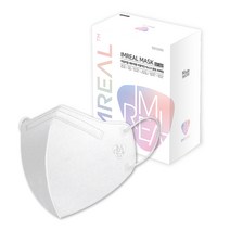 아임리얼 비말차단 KF-AD 마스크 중형, 30개입, 1개, 화이트