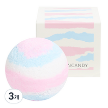 코아코스 버블 앤 팝 코튼캔디 배쓰밤 화이트 머스크 향, 200g, 3개
