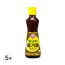 오뚜기 향긋한 들기름, 160ml, 5개