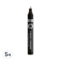 모로토우 리퀴드 크롬 마카 4mm, 1색, 5개