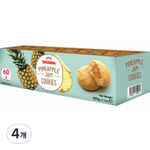 타타와 파인애플맛 쿠키 60p, 600g, 4개