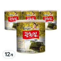 광천김 달인 김병만 재래 캔김, 30g, 12개