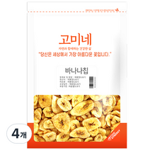 고미네 바나나칩, 500g, 4개