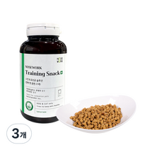 노즈워크 강아지 트레이닝스낵 150g, 연어맛, 3개