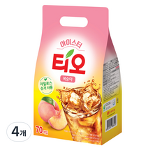 티오 아이스티 복숭아맛, 13g, 70개입, 4개
