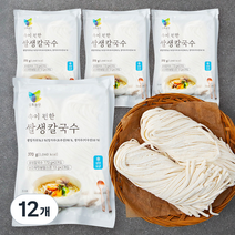 삼호농산 속이 편한 쌀생칼국수, 370g, 12개