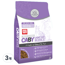 캐비 다이어트 고양이 사료, 3kg, 3개