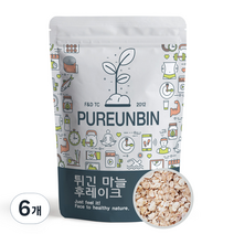 푸른빈 튀긴 마늘 후레이크, 500g, 6개