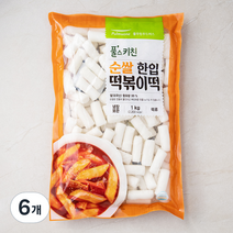 풀무원 풀스키친 순쌀 한입 떡볶이떡, 1kg, 6개