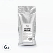바스참 사해소금 내추럴 가는입자 리필용, 1kg, 6개