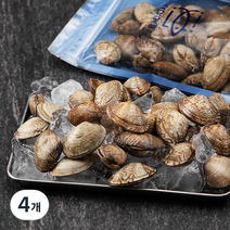 바다자리 남해안 생물 바지락 (냉장), 400g, 4개
