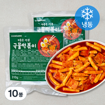 쿡생 딱좋은 1인분 국물떡볶이 (냉동), 10봉, 310g