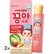 아이배냇 꼬마 끙아젤리 사과, 2개, 100g