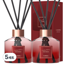 쿤달 퍼퓸 디퓨저 홀리데이 에디션 200ml 2개 + 섬유스틱 14개, 로즈우드, 5세트