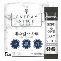 조은약초 원데이스틱 제주 감태가루 분말 스틱 30p, 90g, 5개