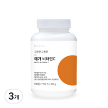 자연지애 고함량 고용량 메가 비타민C, 3개, 300g
