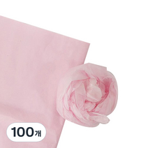 티나피크닉 꽃포장 단색 색화지 전지, 핑크색, 100개