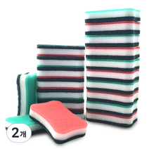 퓨어썬데이 삼중 다목적 수세미, 2개, 20개입