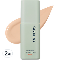 지베르니 밀착 커버 파운데이션 30ml, 2개, 21호 라이트 베이지