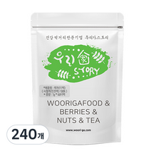 우리가스토리 쑥차 삼각티백, 1g, 240개, 4개, 60개입