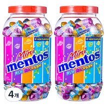 멘토스 미니멘토스 뉴레인보우, 1kg, 4개