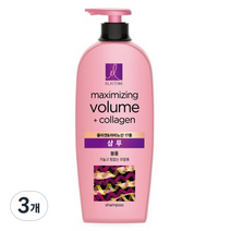 엘라스틴 콜라겐 & 아미노산 17종 볼륨 샴푸, 680ml, 3개