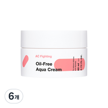 티암 아크 파이팅 오일 프리 아쿠아 크림, 80ml, 6개