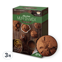 브레드가든 BG 초코 머핀믹스, 380g, 3개
