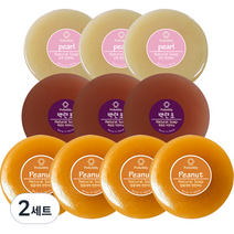 프로버블리 비누 땅콩새싹 110g x 4p + 진주 110g x 3p + 백련초 110g x 3p 세트, 1100g, 2세트
