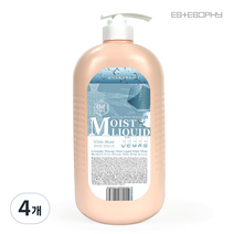 에스테소피 모이스트 수용성 논오일 바디 마사지 리퀴드 무향 화이트, 1L, 4개