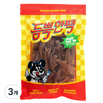 붐붐포 강아지 듬뿍한팩 대용량 수제간식, 돼지귀, 3개