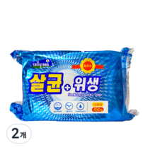동서씨앤지 살균 + 위생 대용량 세탁비누, 450g, 2개