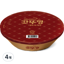 팔도 갓뚜껑 대파육개장 라면 115g, 4개