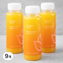 올가니카 부스터C 과채주스, 190ml, 9개