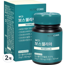 뉴트리코어 WCS 보스웰리아 33g, 2개, 30정