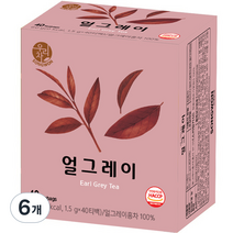 우리차 송원식품 얼그레이, 1.5g, 40개입, 6개