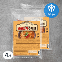 푸딩팩토리 얼큰 김치수제비 (냉동), 350g, 4개